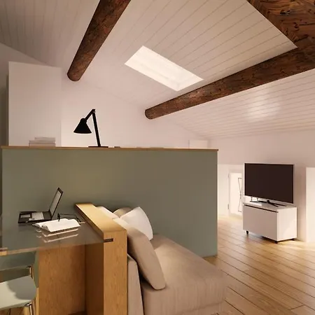 Lejlighed Splendida Mansarda Via Solferino In Brera Milano